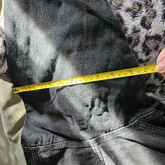 Yours | Plus Size -  Black Oversized Denim Jacket - NWT - Picture 7 of 16